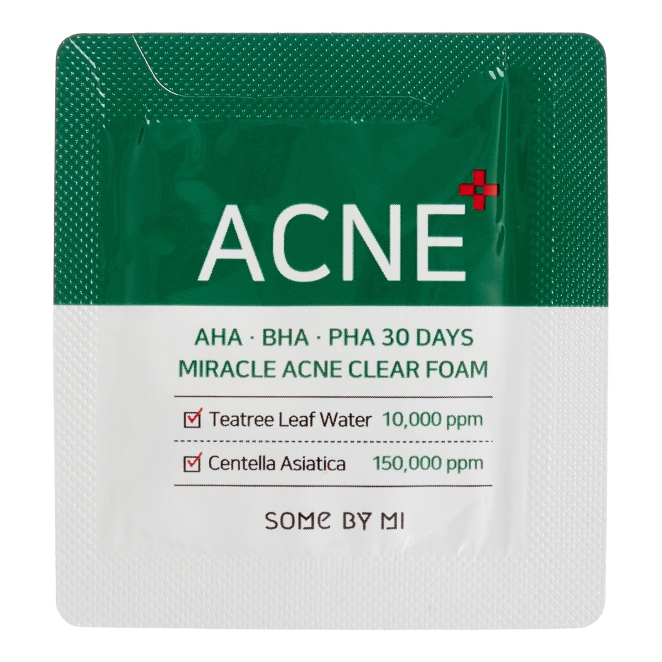 SOME BY MI AHA-BHA-PHA 30 DAYS MIRACLE ACNE CLEAR FOAM [POUCH]