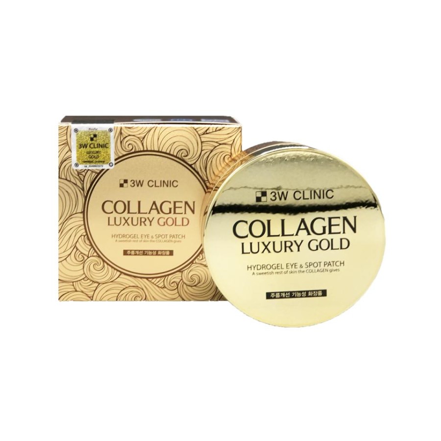 1+1 3W CLINIC Collagen Luxury Gold Hydrogel Eye & Spot Patch