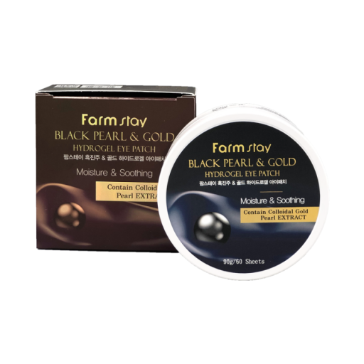 FarmStay Black Pearl & Gold Hydrogel Eye Patch оптом
