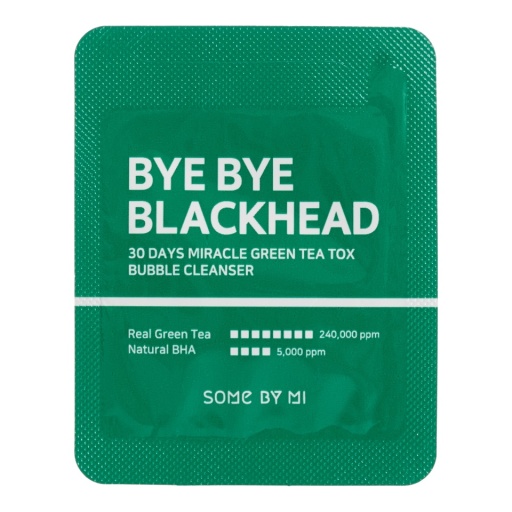 SOME BY MI BYE BYE BLACKHEAD 30 DAYS MIRACLE GREEN TEA TOX BUBBLE CLEANSER [POUCH] - оптом
