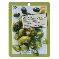 FOODAHOLIC NATURAL ESSENCE MASK #OLIVE 3D Маска для лица с экстрактом оливы 23г - оптом