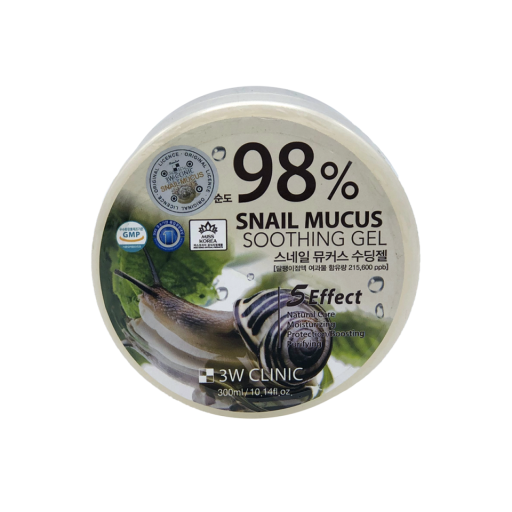 3W CLINIC 98% Snail Mucus Soothing Gel оптом