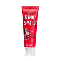 Consly DINO's SMILE Kids Gel Toothpaste with Xylitol and Cola Детская гелевая зубная паста DINO's SMILE c ксилитом и вкусом колы 60г - оптом
