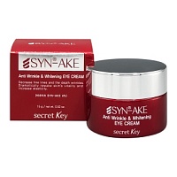 Secret Key Syn-Ake Anti wrinkle & Whitening Eye Cream Крем для кожи вокруг глаз антивозрастной - оптом