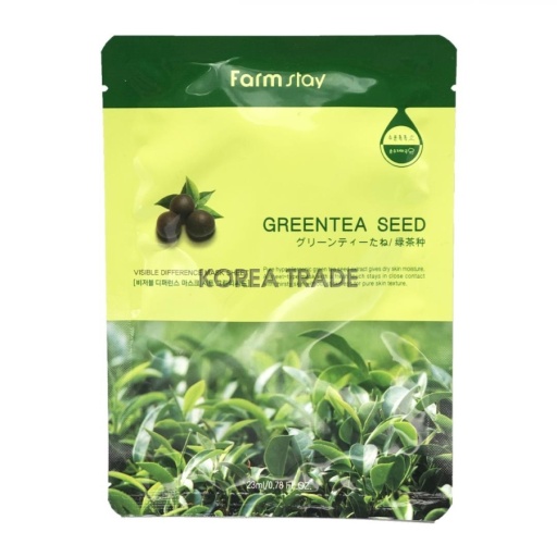 FarmStay Visible Difference Mask Sheet Green Tea Seed оптом