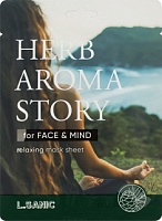 L.Sanic Herb Aroma Story Cedar Relaxing Mask Sheet Тканевая маска с экстрактом кедра и эффектом ароматерапии 25мл - оптом
