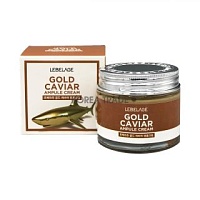 LEBELAGE Gold Caviar Ampule Cream Ампульный крем для лица с экстрактом икры - оптом