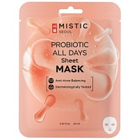 MISTIC PROBIOTICS ALL DAYS Sheet mask Тканевая маска для лица с пробиотиками - оптом