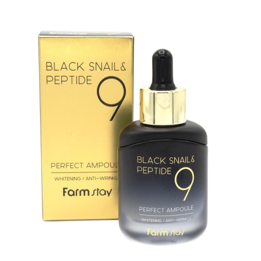 FarmStay Black Snail & Peptide9 Perfect Ampoule 9 оптом