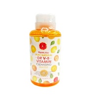 FarmStay Pure Natural DR V-8 Vitamin Cleansing Water Очищающая вода с витаминным комплексом - оптом