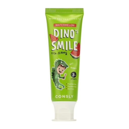 Consly DINO's SMILE Kids Gel Toothpaste with Xylitol and Watermelon DINO's SMILE c 60 оптом
