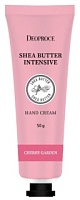 DEOPROCE SHEA BUTTER INTENSIVE HAND CREAM CHERRY GARDEN Интенсивный увлажняющий крем для рук с маслом ши с ароматом вишни 50г - оптом