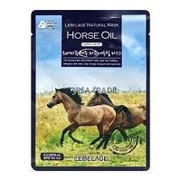 LEBELAGE Horse Oil Natural Mask Тканевая маска для лица с лошадиным маслом - оптом