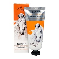 FARMSTAY VISIBLE DIFFERENCE HAND CREAM HORSE OIL Крем для рук с лошадиным жиром - оптом