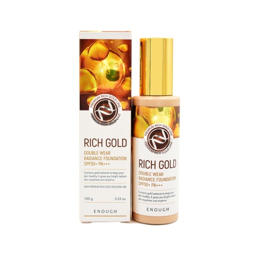 ENOUGH Rich Gold Double Wear Radiance Foundation SPF50+ PA+++ #21 оптом
