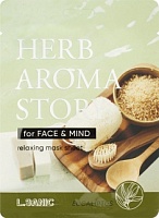 L.Sanic Herb Aroma Story Eucalyptus Relaxing Mask Sheet Тканевая маска с экстрактом эвкалипта и эффектом ароматерапии 25мл - оптом