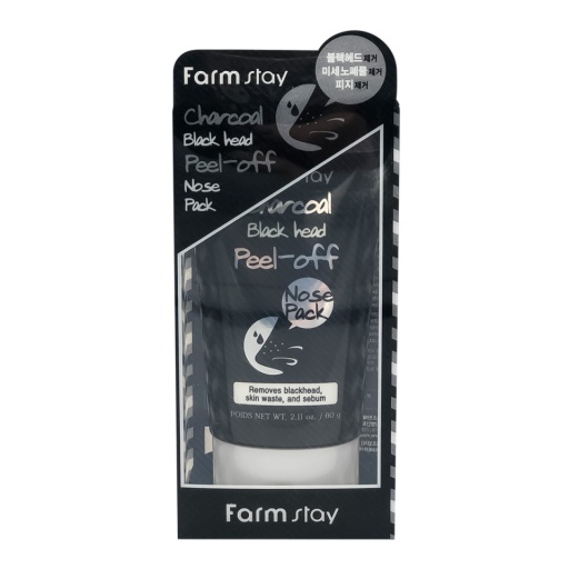 FarmStay Charcoal Black Head Peel-off Nose Pack - оптом