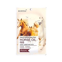EUNYUL Natural Moisture Mask Pack Horse Oil Маска тканевая с лошадиным маслом 22мл - оптом
