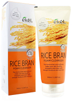 EKEL Foam Cleanser Rice Bran Пенка для умывания с экстрактом рисовых отрубей - оптом