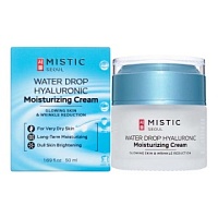 MISTIC WATER DROP HYALURONIC Moisturizing Cream Увлажняющий крем для лица с гиалуроновой кислотой 50мл - оптом