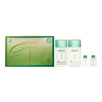 JIGOTT WELL-BEING GREEN TEA HOMME SKIN CARE 2SET Набор: Мужской лосьон для лица с экстрактом зелёного чая, Мужской тонер для лица с экстрактом зелёного - оптом