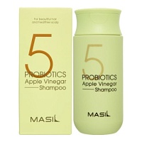 MASIL 5 PROBIOTICS APPLE VINEGAR SHAMPOO Шампунь против перхоти с яблочным уксусом и пробиотиками 150мл - оптом