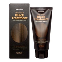 Treatroom The More Black Treatment Маска для волос против седины с с экстрактом пивных дрожжей, биотином и кофеином 310мл - оптом