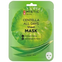 MISTIC CENTELLA ALL DAYS Sheet mask Тканевая маска для лица с экстрактом цeнтеллы азиатской - оптом
