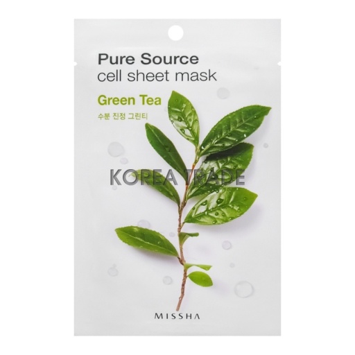 MISSHA Pure Source Cell Sheet Mask Green Tea оптом