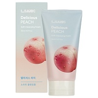 L.Sanic Delicious Peach Soft Cleansing Foam Очищающая пенка для умывания с экстрактом персика 150мл - оптом