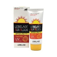 LEBELAGE UV Sun Block SPF 50+/PA+++ Солнцезащитный крем с улиточным муцином - оптом