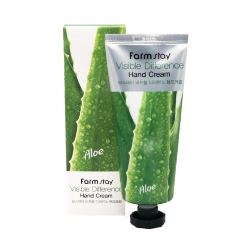 FarmStay Visible Difference Hand Cream Aloe Vera оптом