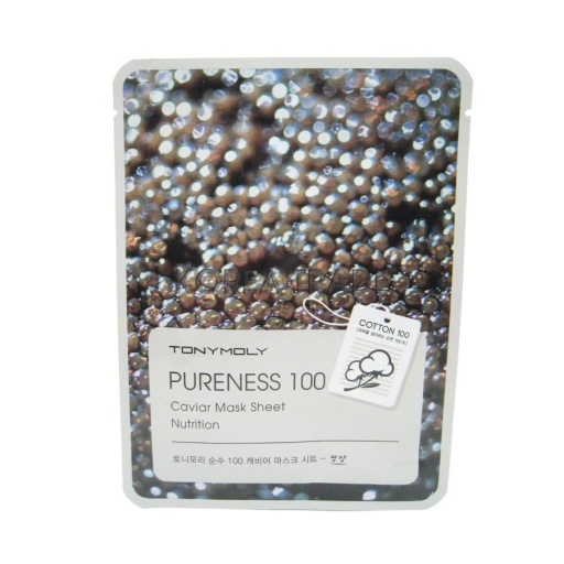 TONY MOLY Pureness 100 Caviar Mask Sheet Nutrition оптом