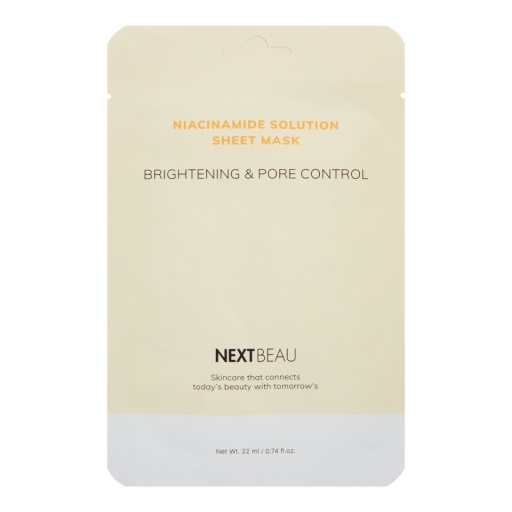 NEXTBEAU Niacinamide Solution Sheet Mask Brightening & Pore Control 22 оптом