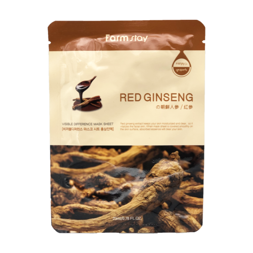 FarmStay Visible Difference Mask Sheet Red Ginseng оптом