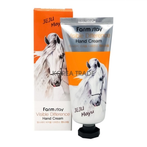 FarmStay Visible Difference Hand Cream Jeju Mayu оптом