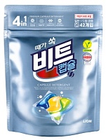 LION Beat Capsule Detergent Капсулы для стирки одежды и белья 42шт - оптом
