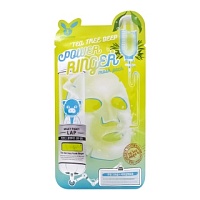 Elizavecca Power Ringer Mask Pack Tea Tree Deep Успокаивающая тканевая маска с чайным деревом - оптом