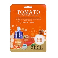EKEL Tomato Ultra Hydrating Essence Mask Тканевая маска для лица с экстрактом томата 25мл - оптом