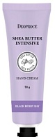 DEOPROCE SHEA BUTTER INTENSIVE HAND CREAM BLACK BERRY BAY Интенсивный увлажняющий крем для рук с маслом ши с ароматом ягод 50г - оптом