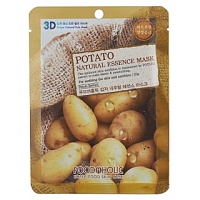 FOODAHOLIC NATURAL ESSENCE MASK #POTATO 3D Маска для лица с экстрактом картофеля 23г - оптом
