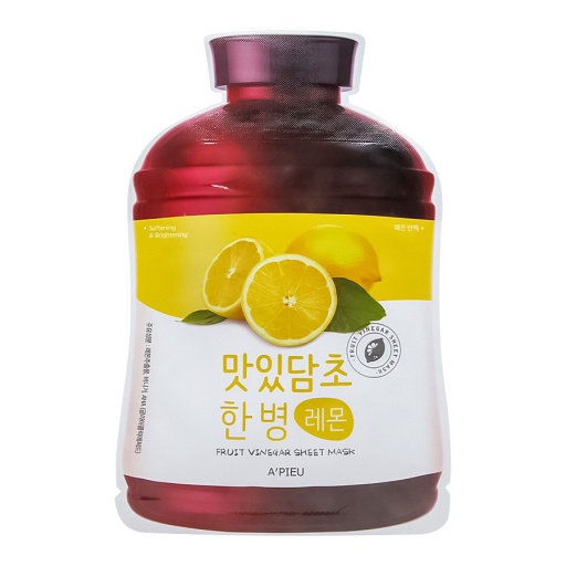 A'PIEU Fruit Vinegar Sheet Mask Lemon оптом