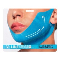 L.SANIC V-line Cooling Lifting Face Mask Маска-бандаж для коррекции овала лица с охлаждающим эффектом - оптом