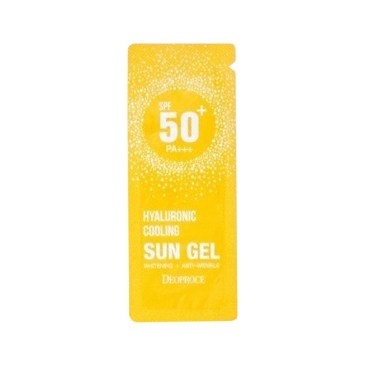 DEOPROCE HYALURONIC COOLING SUN GEL SPF50+PA+++ [POUCH] оптом