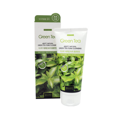 JIGOTT Natural Green Tea Foam Cleansing оптом