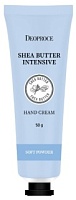 DEOPROCE SHEA BUTTER INTENSIVE HAND CREAM SOFT POWDER Интенсивный увлажняющий крем для рук с маслом ши 50г - оптом