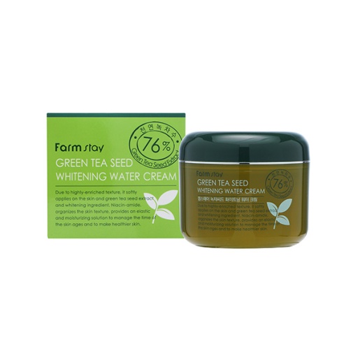 FarmStay Green Tea Seed Whitening Water Cream оптом