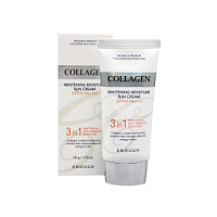 ENOUGH Collagen 3in1 Whitening Moisture Sun Сream SPF50 PA+++ Солнцезащитный крем для лица с морским коллагеном - оптом
