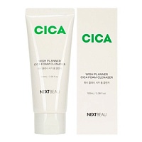 NEXTBEAU Wish Planner Cica Foam Cleanser Очищающая пенка для умывания с центеллой азиатской для восстановления кожи 100мл - оптом