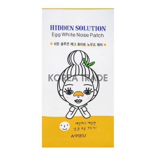 A'PIEU Hidden Solution Egg White Nose Patch оптом
